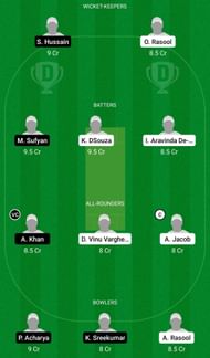 Dream11 Team for Academic - MU Sofia vs BSCU - MU Plovdiv - ECS Bulgaria 2022.